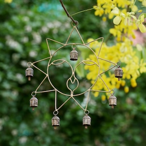 Handmade Feng Shui Vintage Bell Sun Wind Chimes For Outdoors Home Office Garden Decor Memorial Gifts For Love