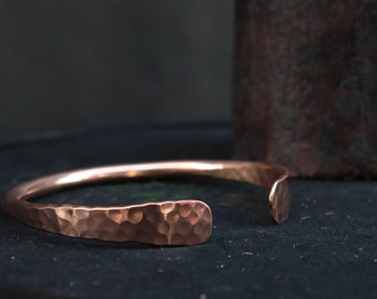 Copper Cuff Bracelet For Arthritis Handmade Jewelry For Unisex 100% Solid Uncoated Copper