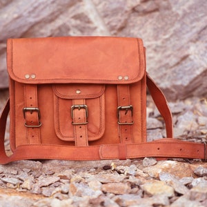 Leather Messenger Man bag Briefcase Crossbody Shoulder Gift  Bags