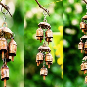 Handmade Wind Bell Vintage Chandelier Memorial Wind Chimes For Outdoors Home Office Decor Unique Gift for Love