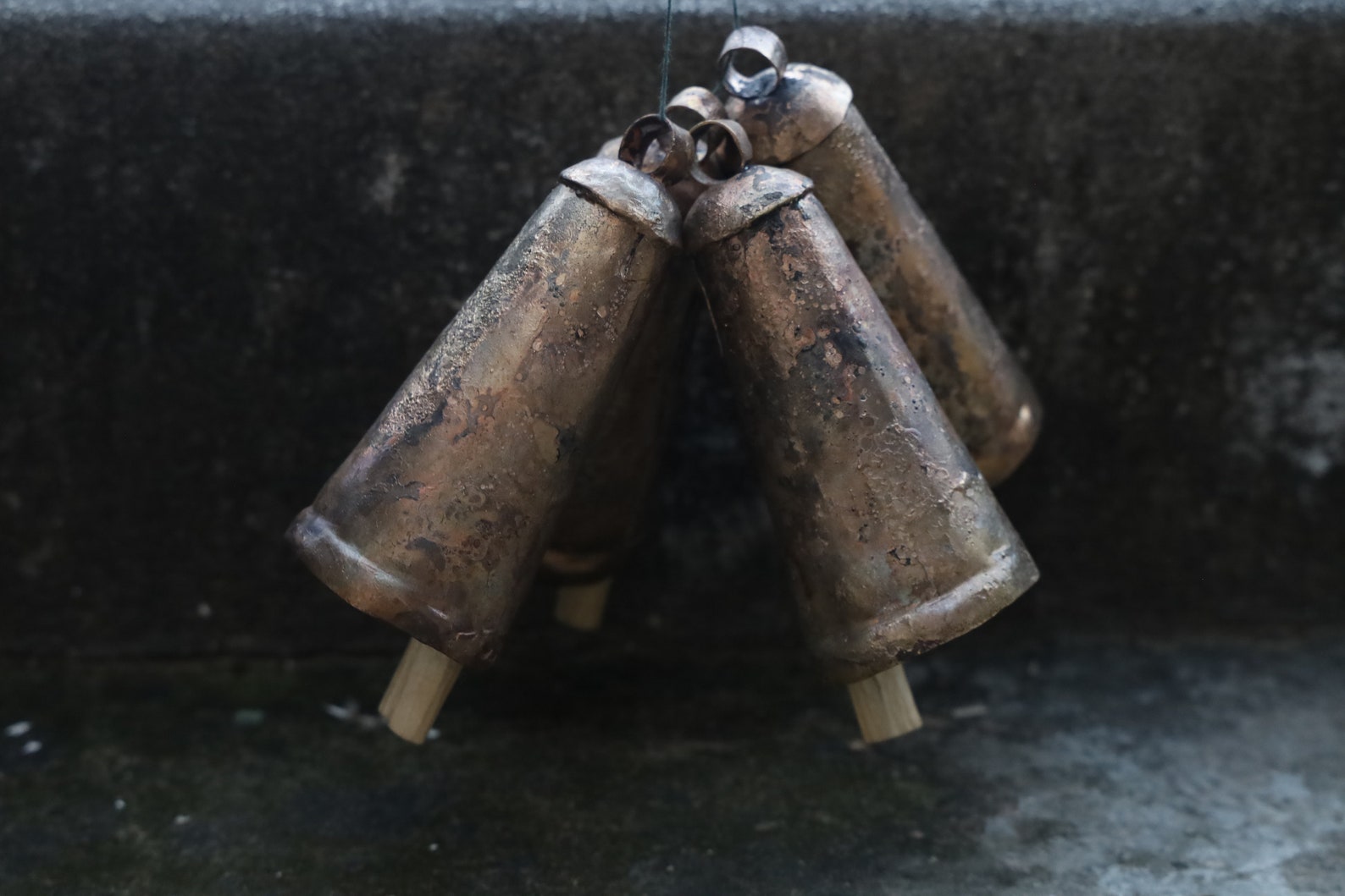 5inch Long Rustic Harmony Bells for Wind Chimes Crafts Gold Bell Etsy