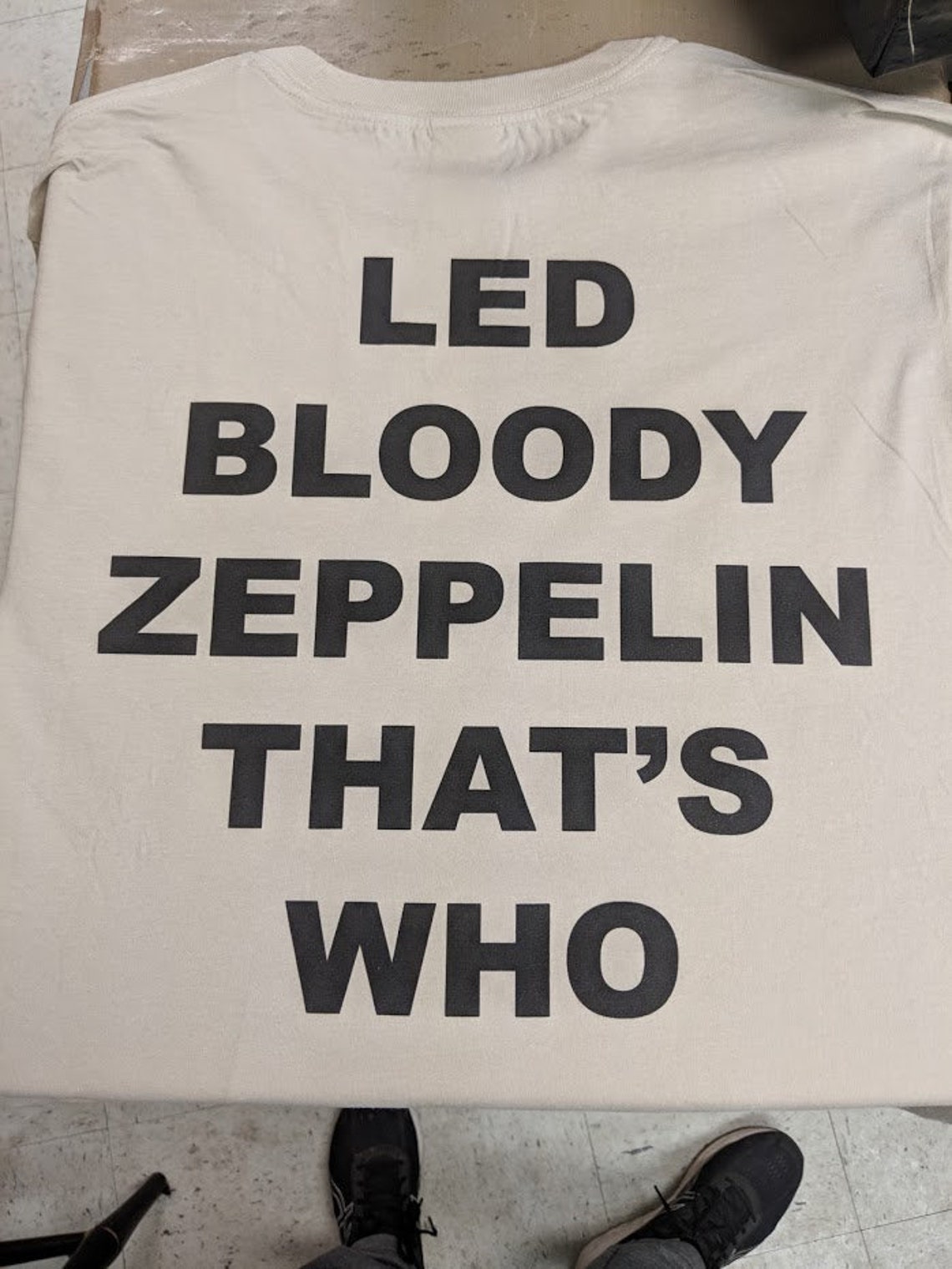 Led Bloody Zeppelin That's Who Shirt Stairway to Heaven Etsy