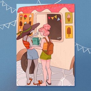 bubbline + bmo icecream