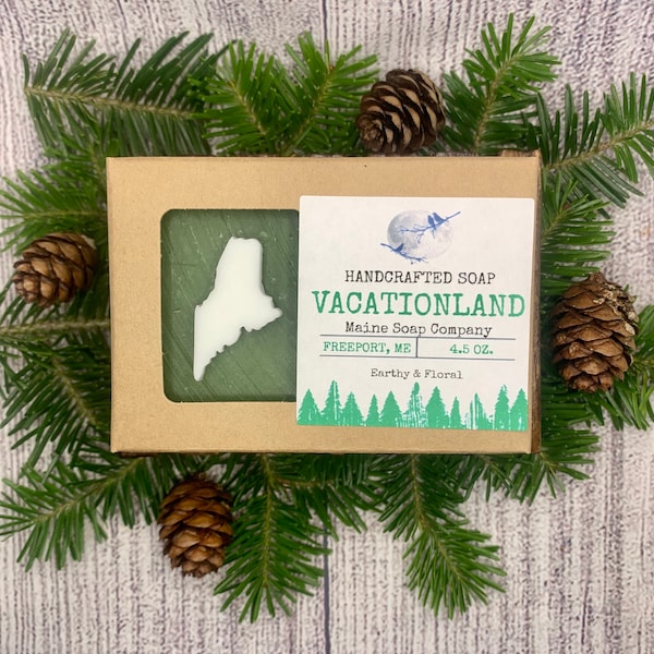 Earthy & Floral - Vacationland - State of Maine Handcrafted Maine Soap