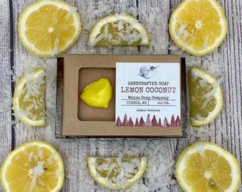 Lemon Coconut - Handcrafted Maine Soap