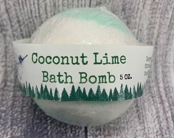 Coconut Lime Bath Bomb - 5 Ounces