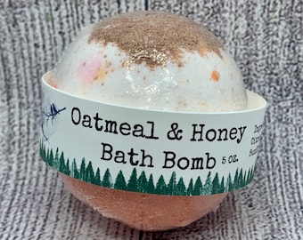 Oatmeal & Honey Bath Bomb - 5 Ounces
