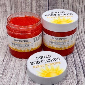 Sugar Scrub - First Sunrise - Handcrafted in Maine
