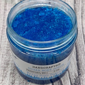 Sugar Scrub Maine Blueberry Handcrafted in Maine image 4