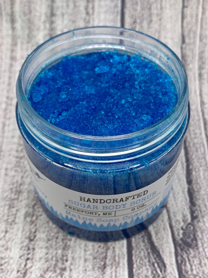 Sugar Scrub Maine Blueberry Handcrafted in Maine image 4