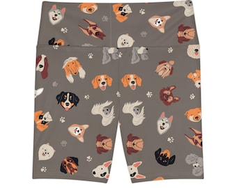 Hunde, Hunde, Hunde Damen Trainings-Shorts