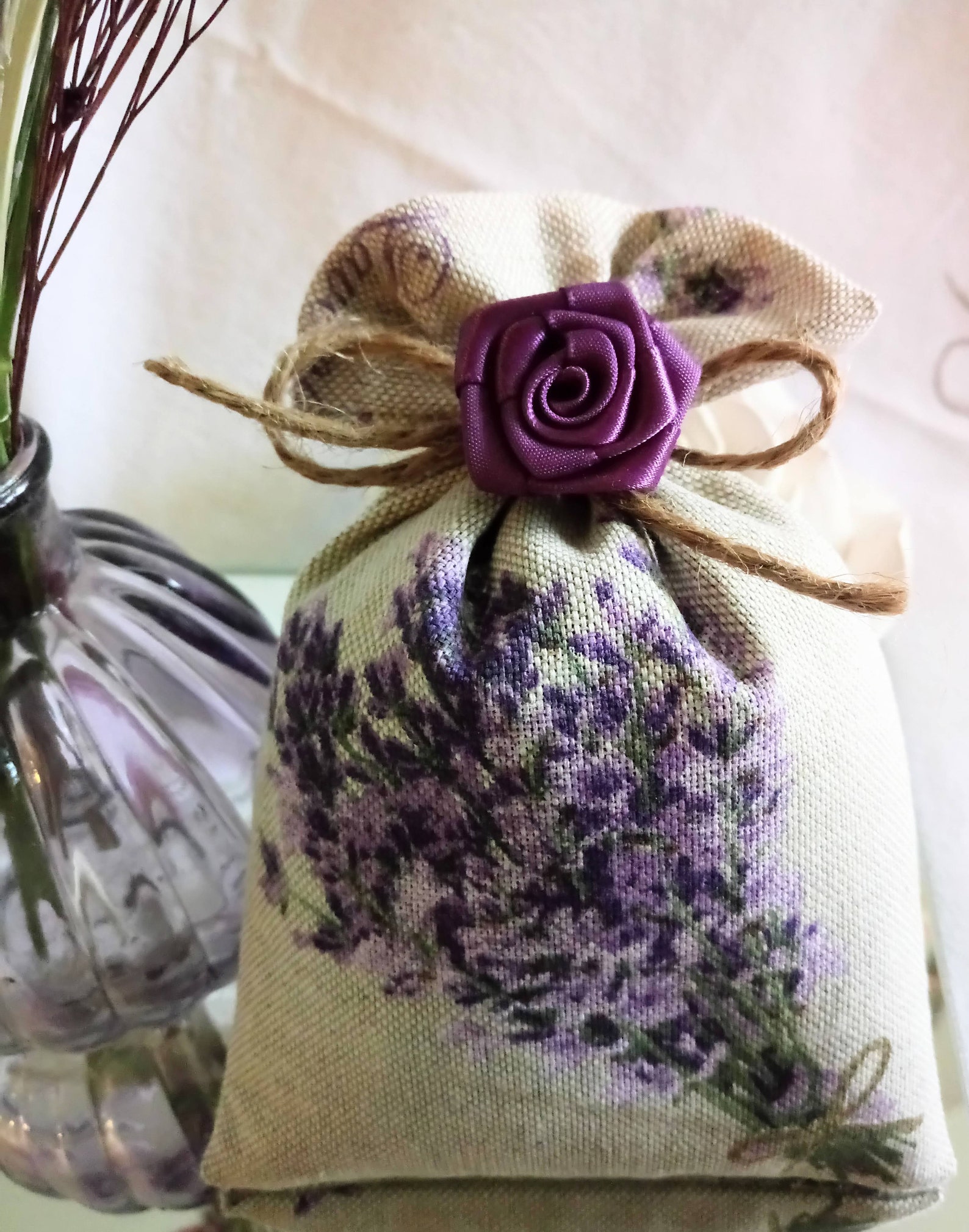 Pochon de lavande sachet de lavande sac de lavande coussin Etsy