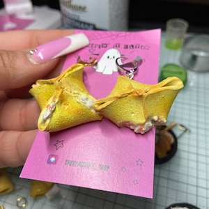 Crab Rangoon Polymer Clay Earrings