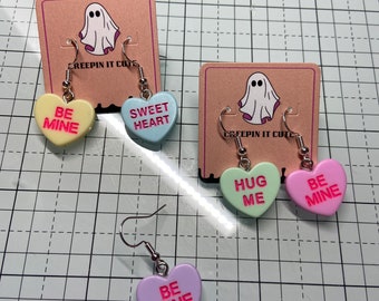 Conversation Heart Dangles