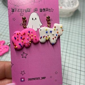 Frosted Animal Cracker Polymer Clay Earrings