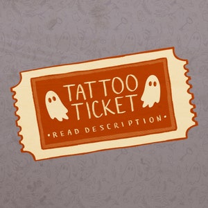 Tattoo Ticket • Key & Crow Studios/crow.dessa | Tattoo Flash Permission