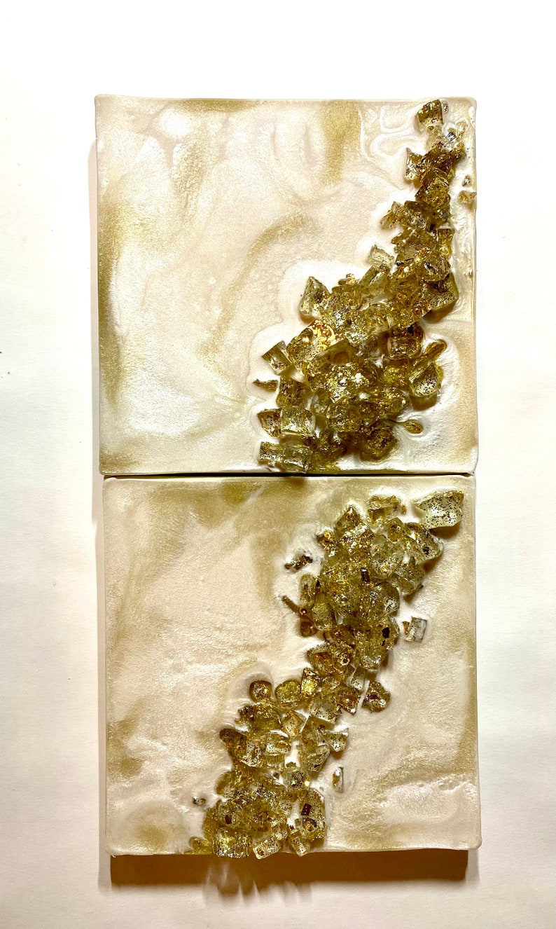3D Abstract Painting, Resin Wall Art, Epoxy Resin Art, Geode Inspired