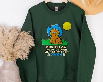 Garfield Cowboy Etsy