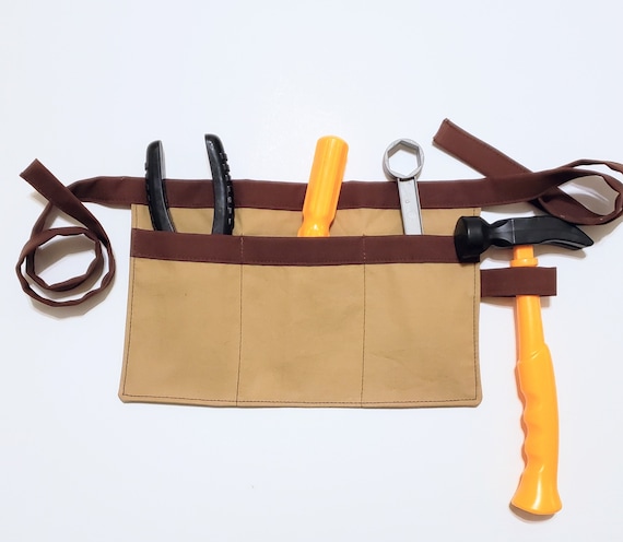 Tiny Toddler's Toolbelt: Kids Utility Belt, Child's Workbelt (Size S)