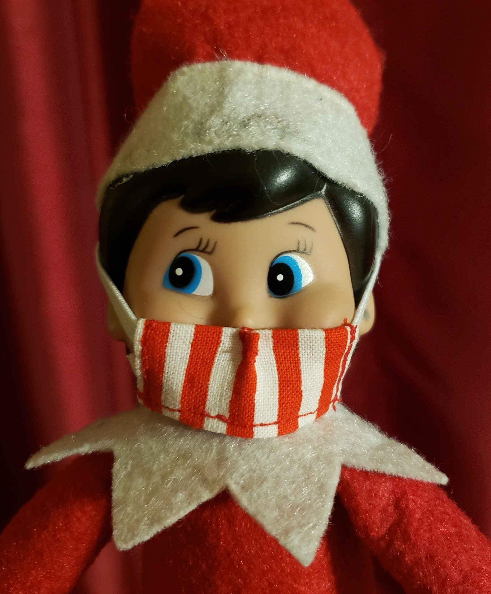 Masks for shelf elves elf on the shelf masks Christmas Etsy