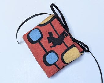 Retro Dog Print Needle Book: Pocket Needle Organizer, Sewist Gift