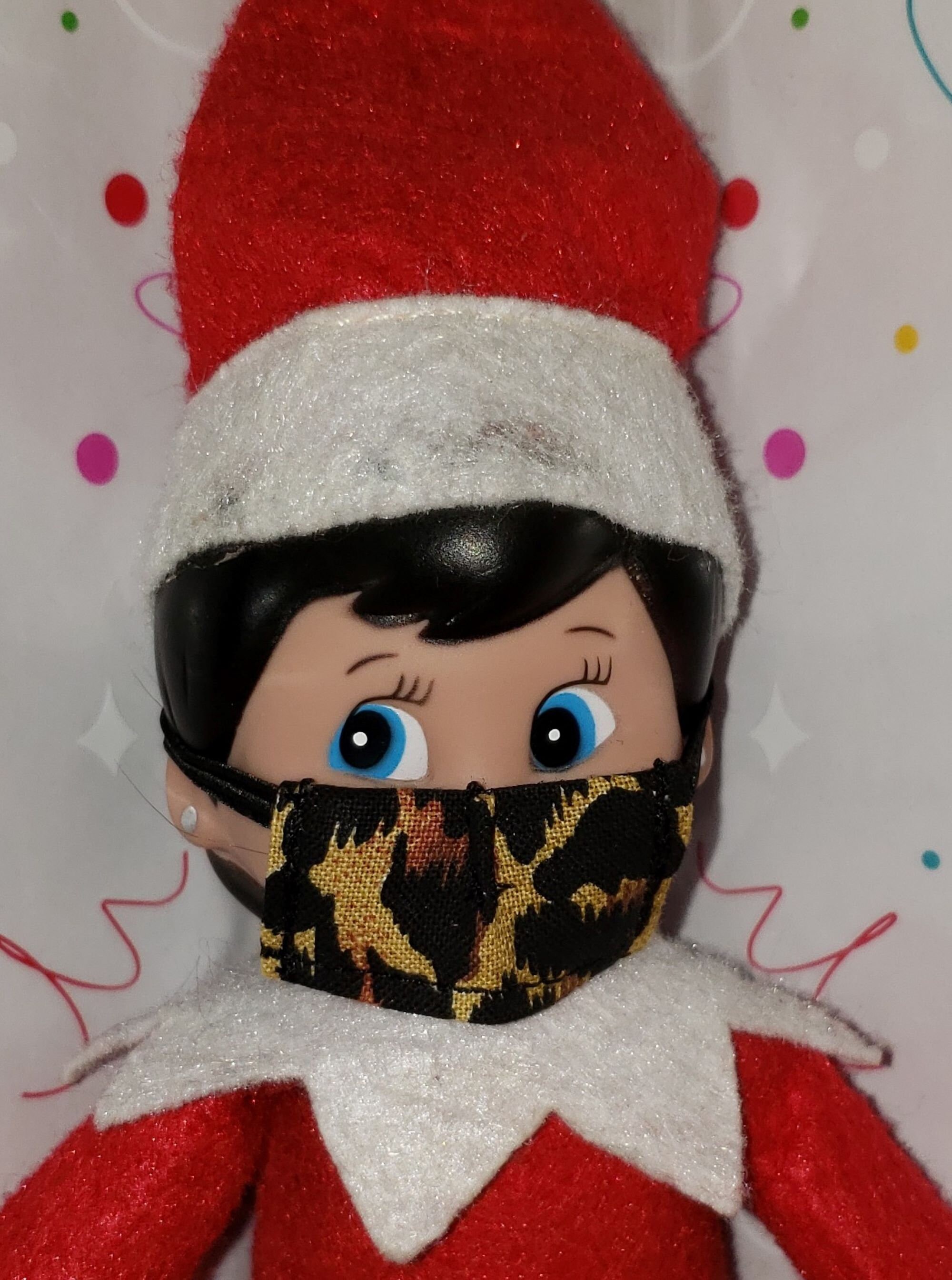 Birthday Masks for Shelf Elves Elf on the Shelf Masks Scout Etsy Canada