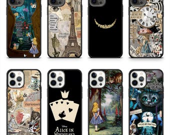 Whimsical Wonderland Tea Party Illustration Inspired Phone Case for iPhone 17 Samsung Galaxy S26 17 Pro Max 16 Pro Samsung S25 Ultra S24