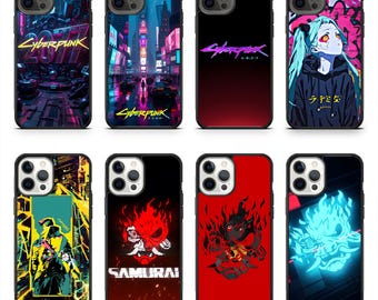 Neon Dystopian Cyberpunk Cityscape Inspired Phone Case for iPhone 17 Samsung Galaxy S26 17 Pro Max 16 Pro Samsung S25 Ultra S24 Ultra