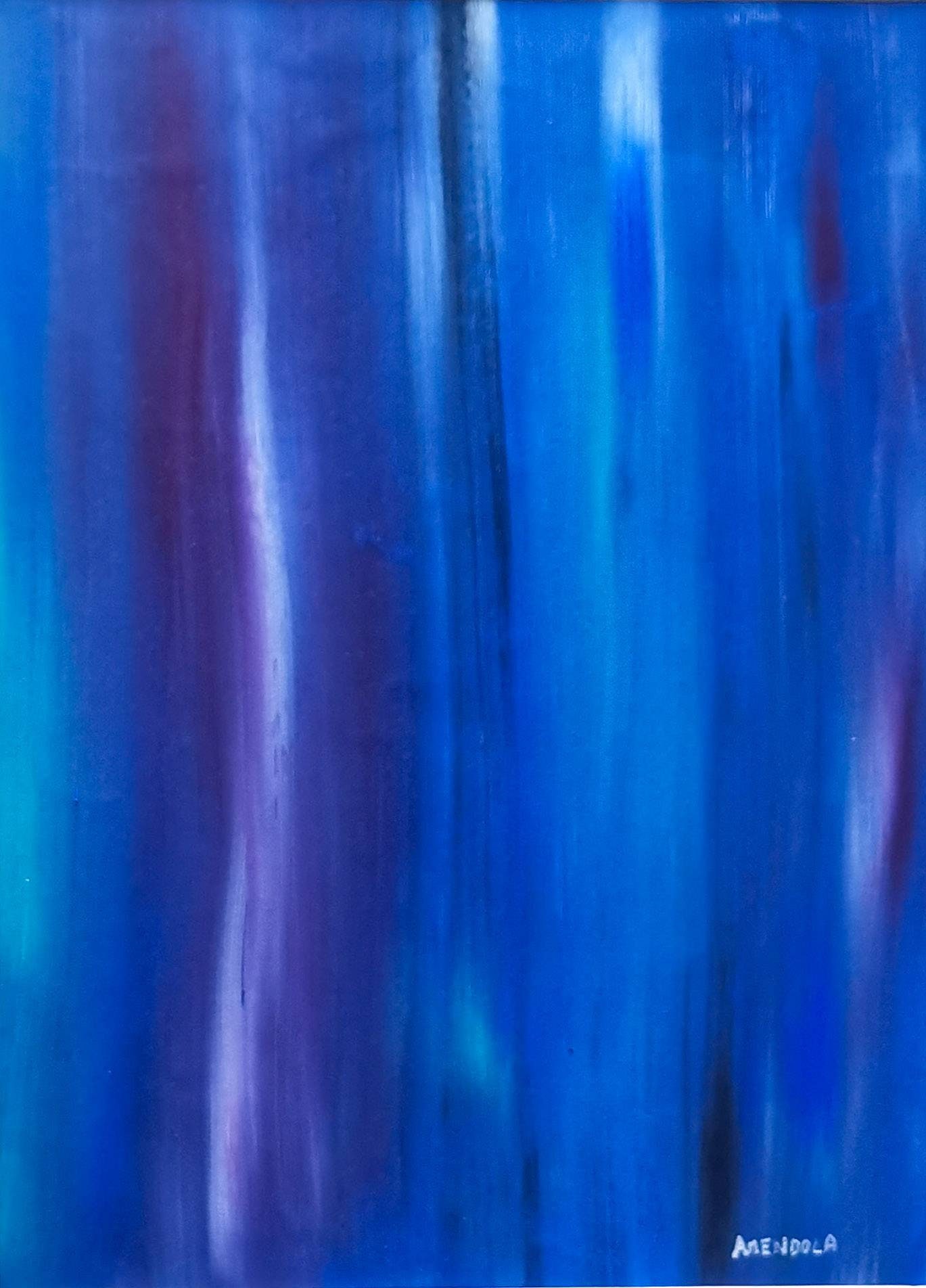 Behind the rain acrylic painting on canvas abstract canvas Etsy