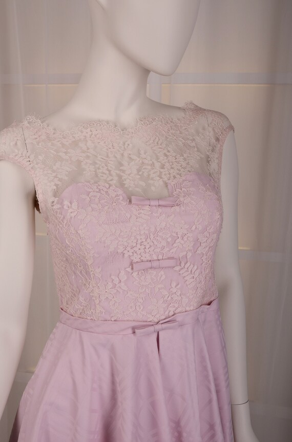 Sale Light Pink Wedding Dress Chantilly Dress Size 38 Etsy