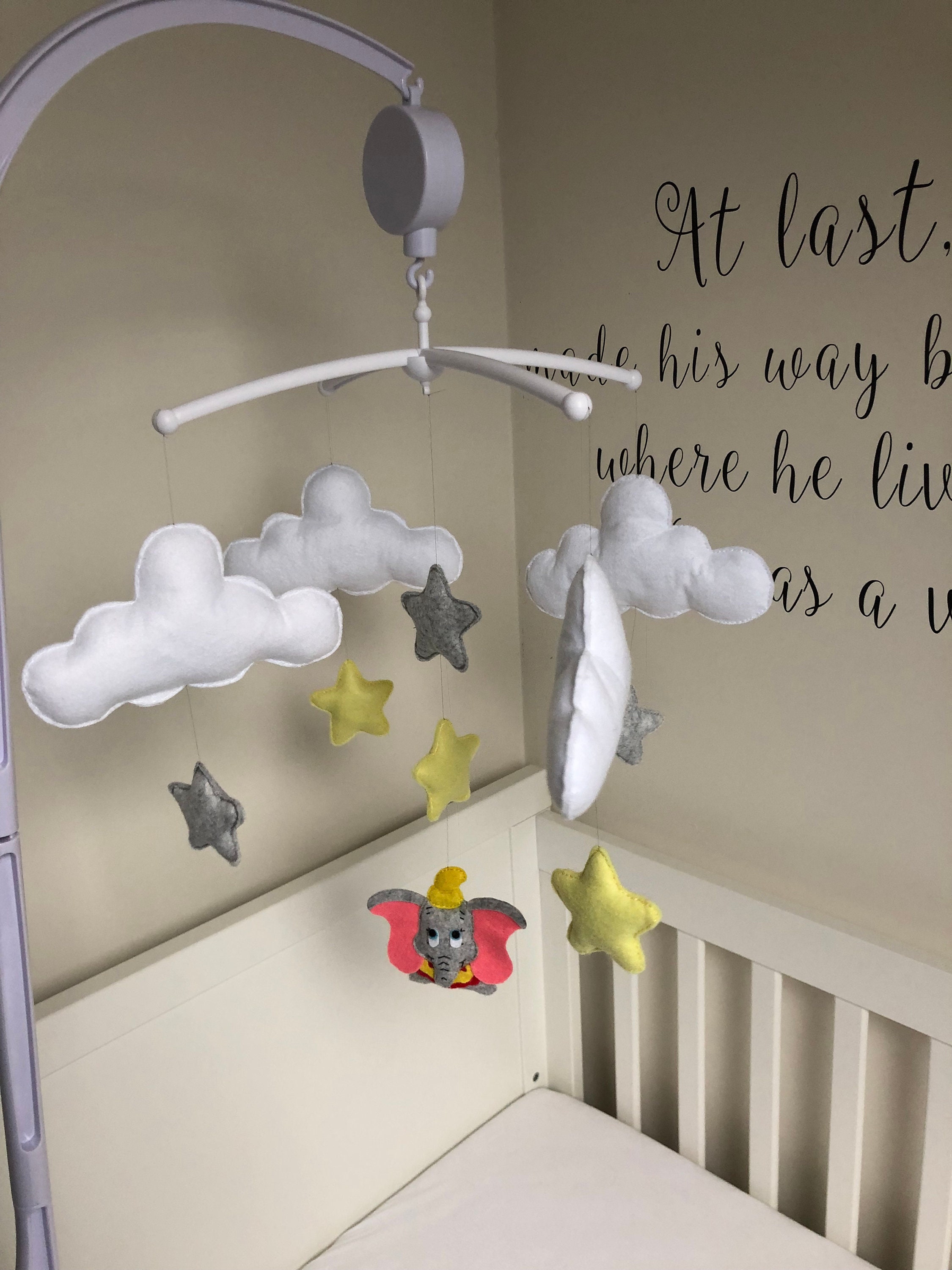 Handmade Dumbo Mobile Etsy UK