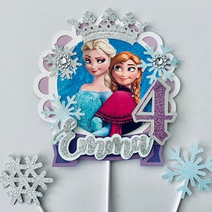 Frozen Cake Topper/Frozen Geburtstagsparty/Frozen Party Dekoration/Frozen Gastgeschenke/Frozen Cupcake Topper