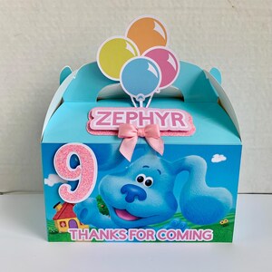 Blues Clues 6-Pack Treat Boxes - Party Supplies For Birthday Favors