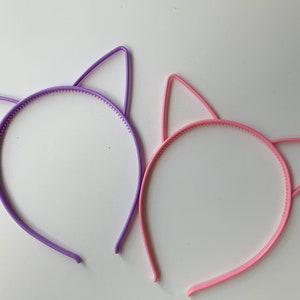 Gabby dollhouse (6) party favors/ kitty ears head bands/ Gabby dollhouse party decorations