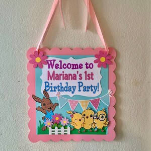 Canticos door sign/ Canticos party decorations/ Canticos first birthday
