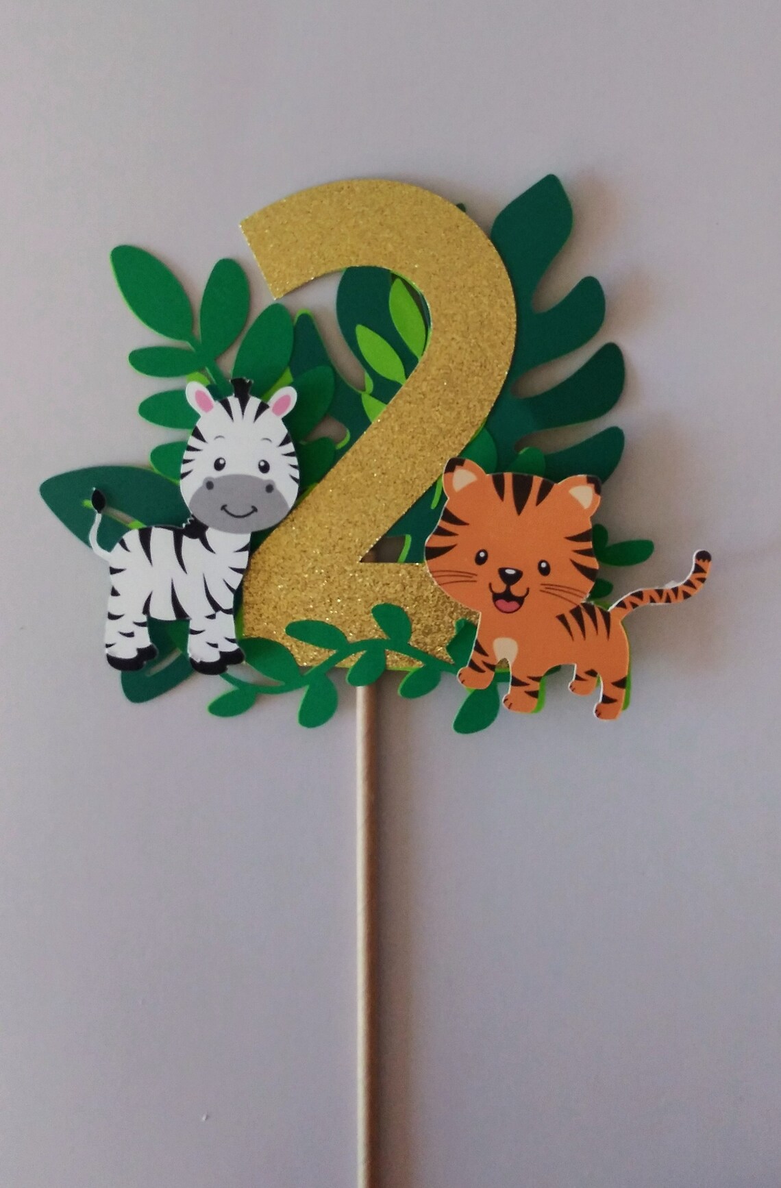 Jungle Animals Cake Topper/ Safari Animals Cake Topper/ Wild Etsy UK