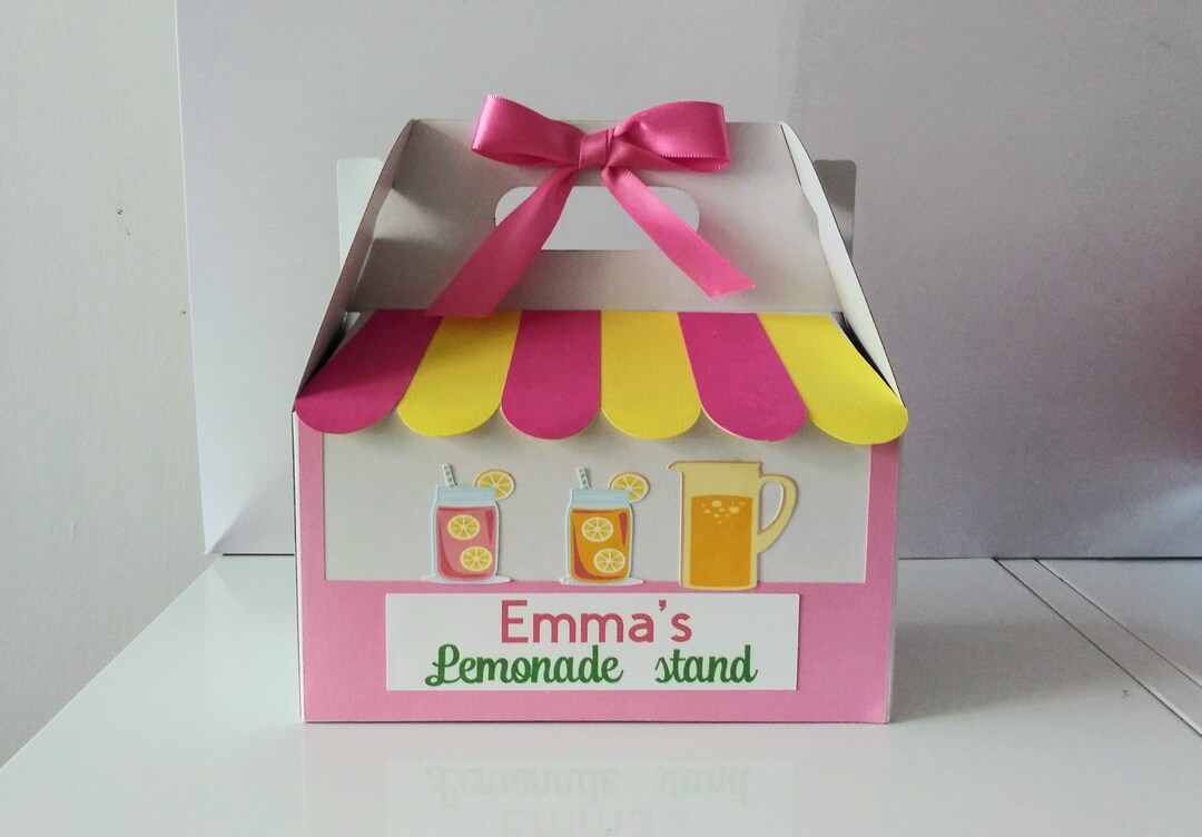 Lemonade Candy Bag/ Lemonade Candy Box/ Lemonade Favor Bag/ Etsy
