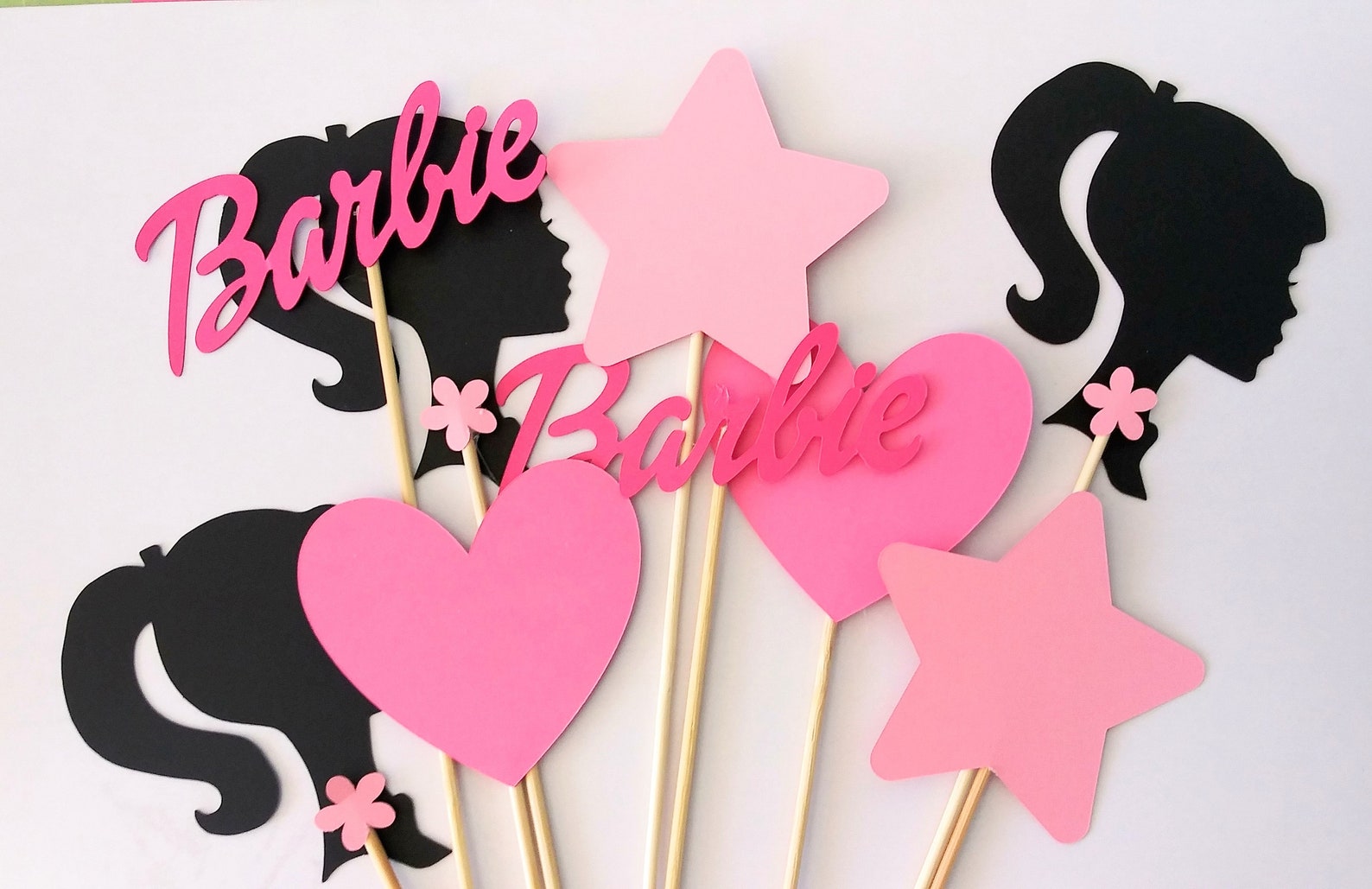 Barbie centerpieces 12-18 pcs/ Barbie babie shower/ Barbie | Etsy