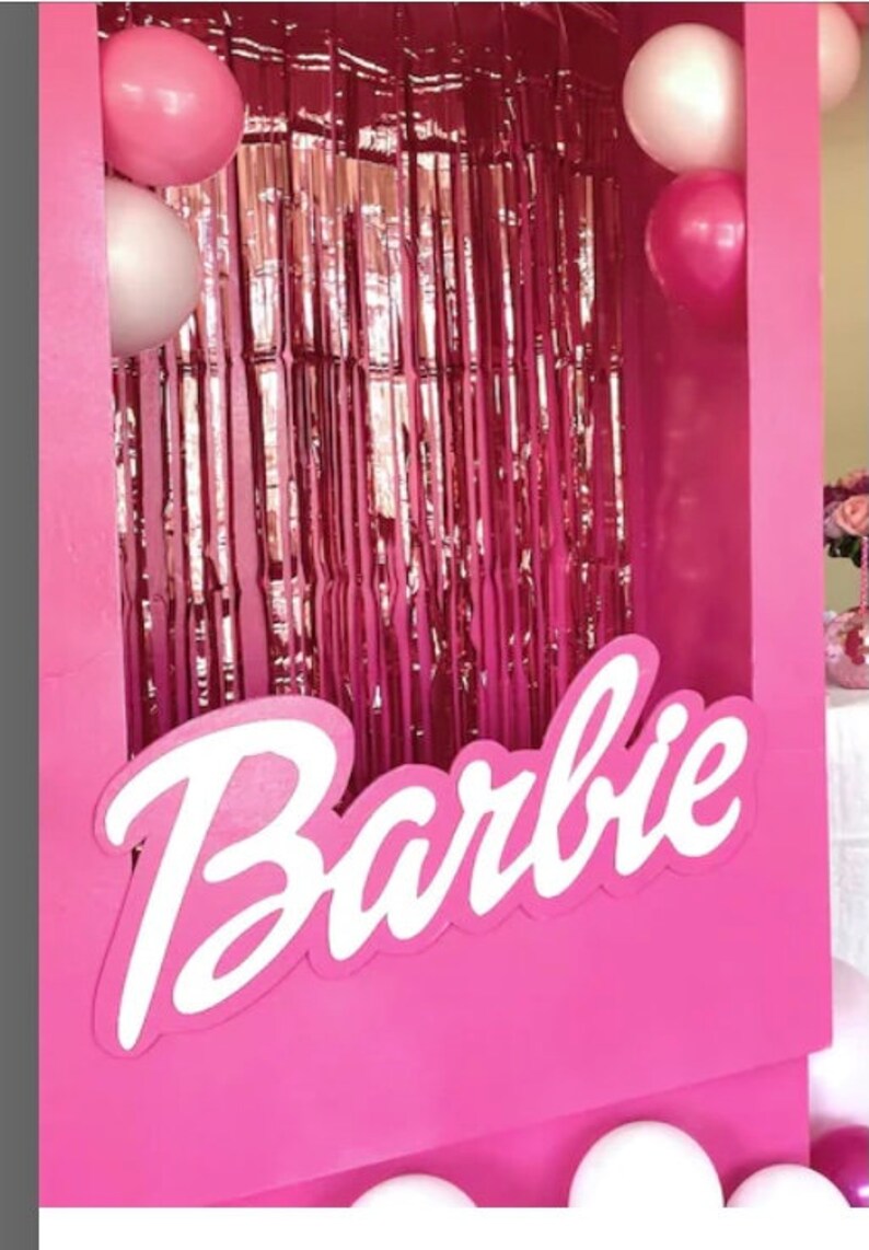 Barbie Lettering for Boxes/ Barbie Photo Box/ Barbie Photo | Etsy Australia