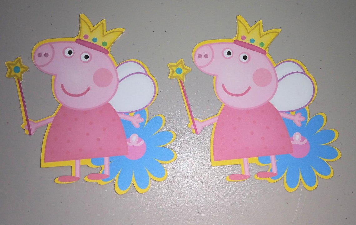 Peppa pig cutouts/ Peppa pig party/ Peppa pig decorations/ | Etsy