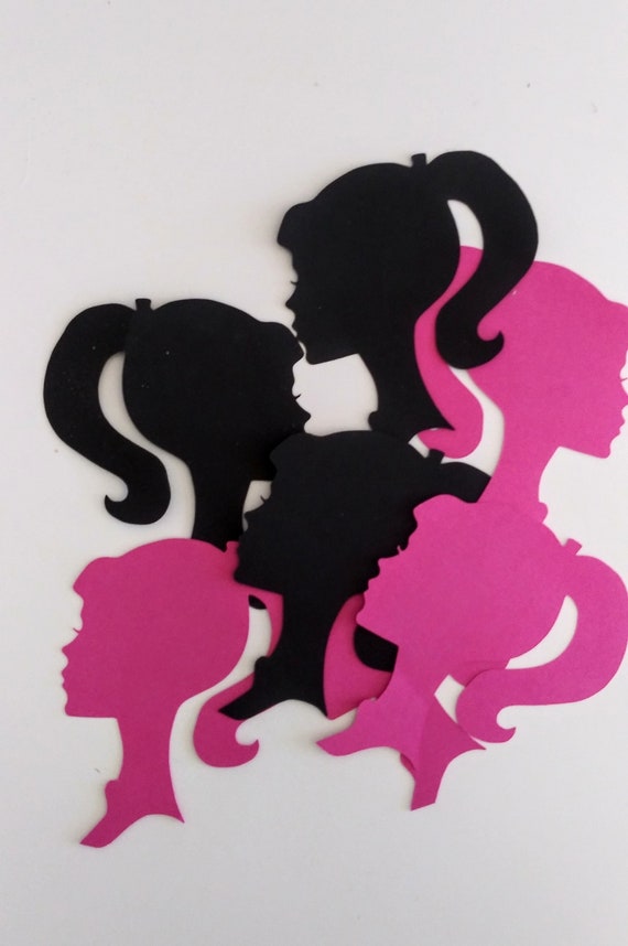 barbie silhouette party decorations