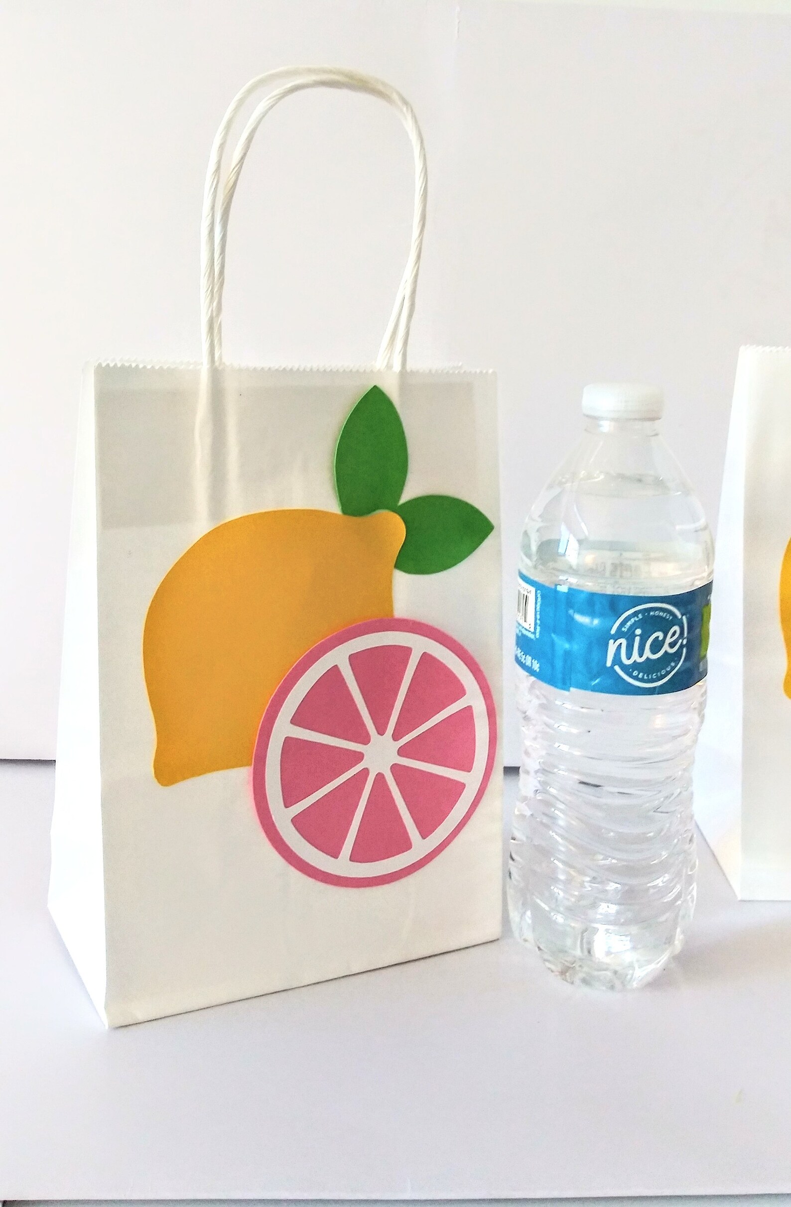 Lemonade candy bag/ lemonade treat bag/ lemonade favor bag/ Etsy