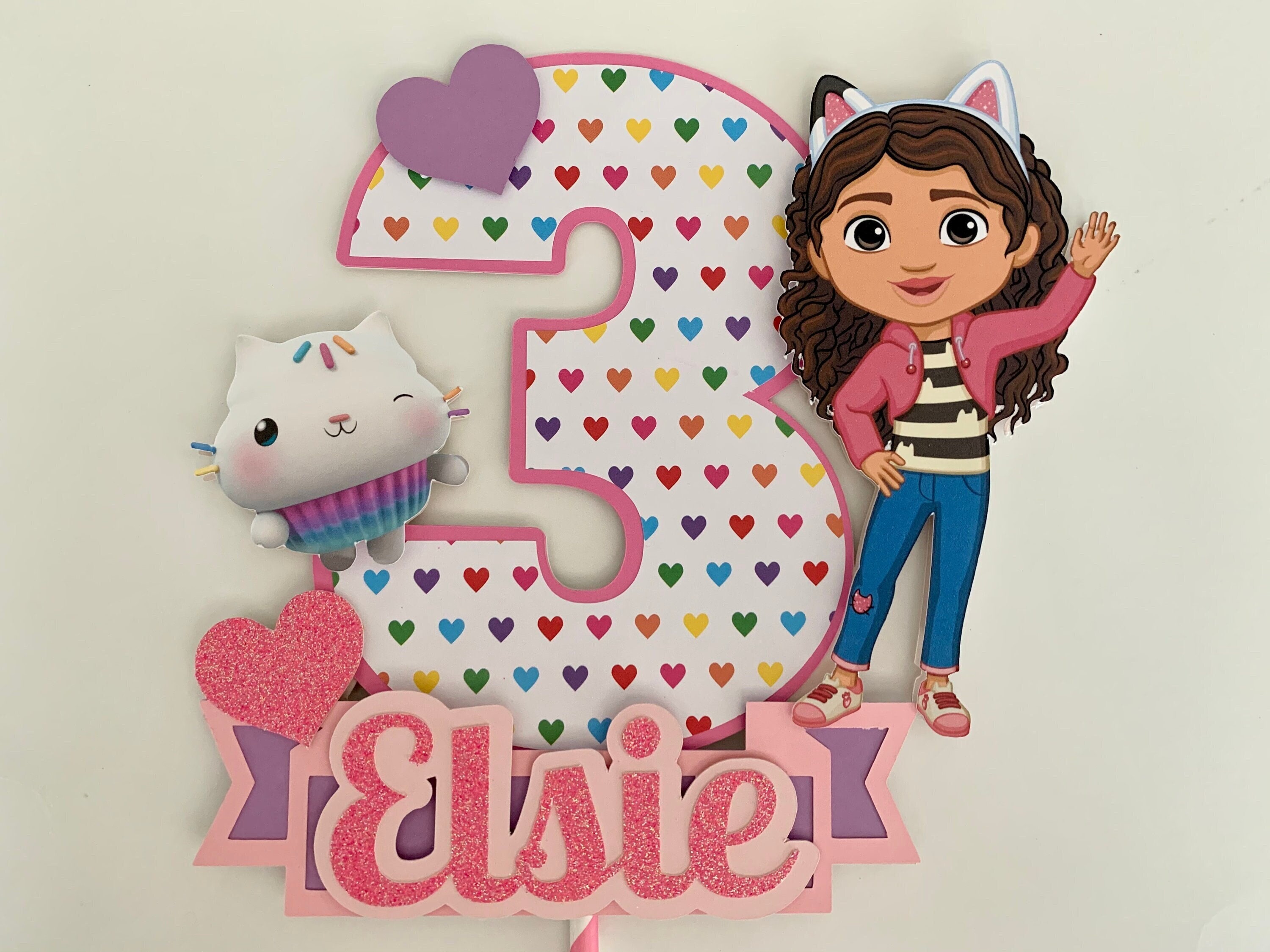 Gabby's Dollhouse Cake Topper - Crafty Toppers