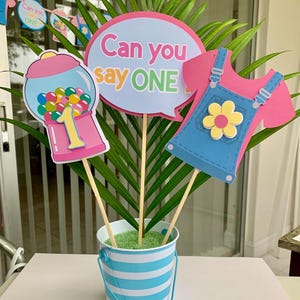 Miss Rachel Centerpieces Sticks/ Miss Rachel Centerpiece Birthday Party ...