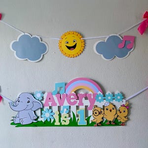 Canticos backdrop decoration/ Canticos banner/ Canticos party decorations.