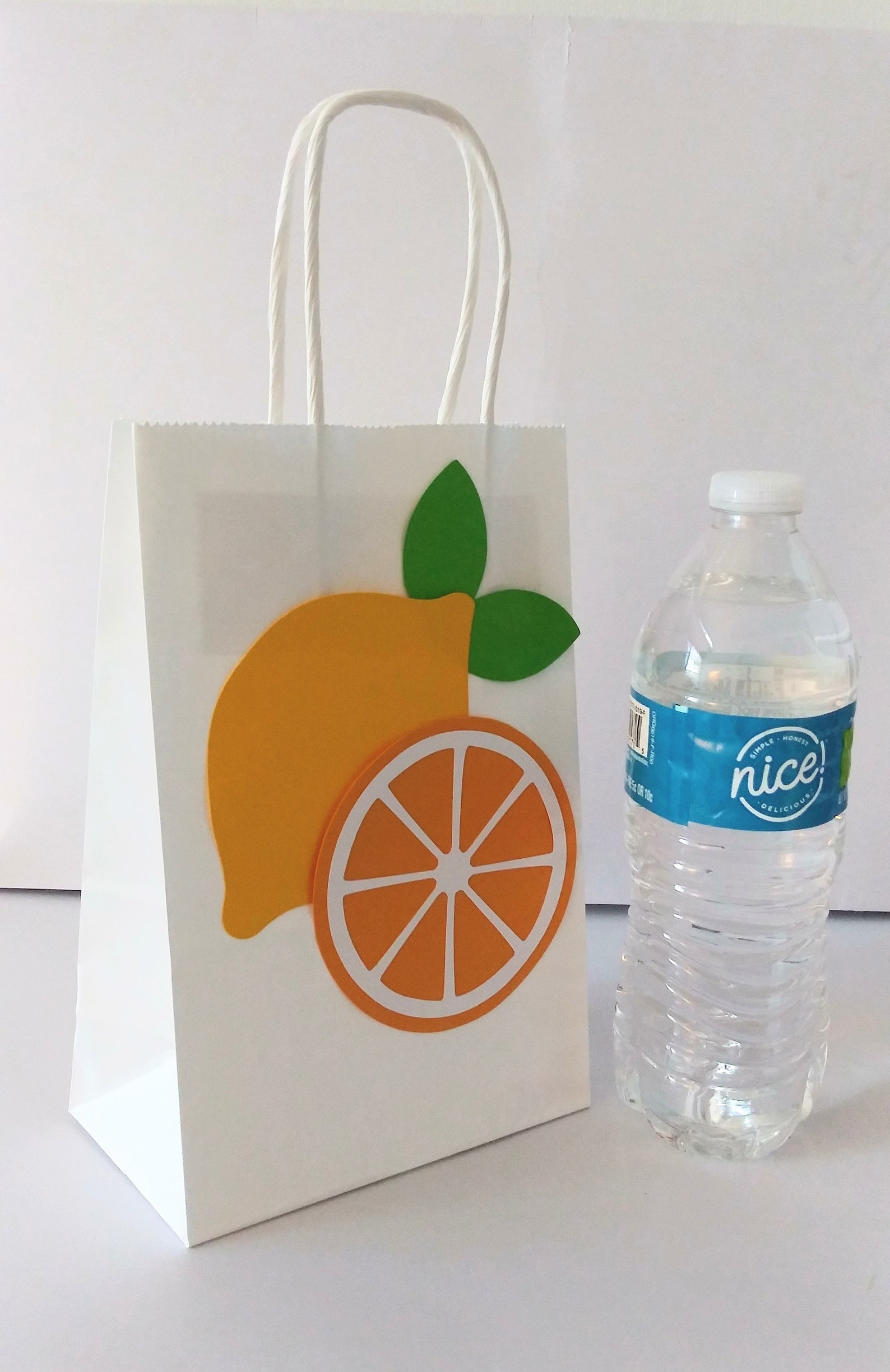 Lemonade Candy Bag/ Lemonade Treat Bag/ Lemonade Favor Bag/ Pink