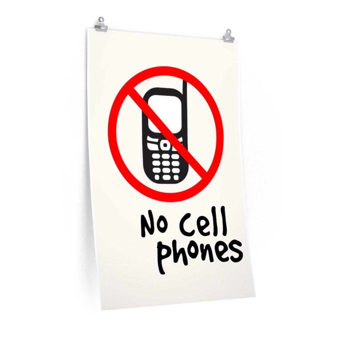 No cell phones Luke's diner Posters | Etsy