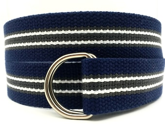 Vintage 90s Wide Striped Woven Cloth Chord Sash Belt - Etsy display picture 1