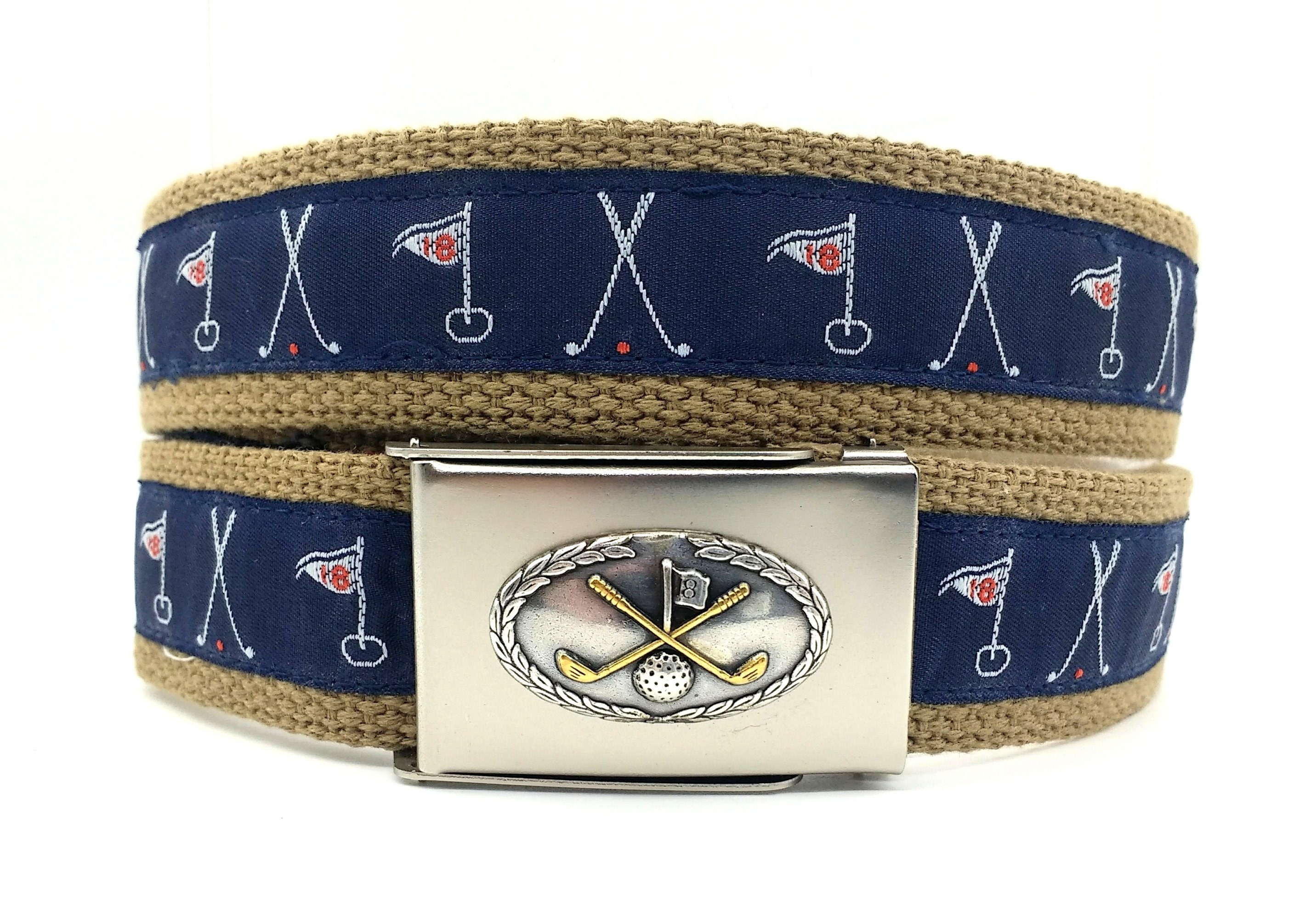 Jacquard golf ribbon/Ribbon Golf Belt/ Preppy Belt/Golf Etsy