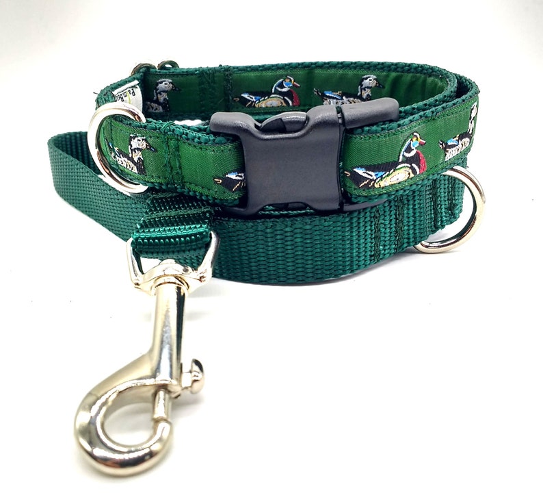 Duck Dog Collar/jacquard Duck Ribbon/ Puppy Collar Etsy